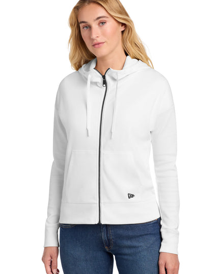 New Era Women's STS Full-Zip Hoodie LNEA540 - Fan White