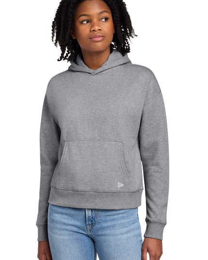 New Era Women's Comeback Fleece Pullover Hoodie LNEA550 - Athletic Heather