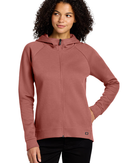 OGIO Women's Bolt Full-Zip Hoodie LOG850 - Deep Rose
