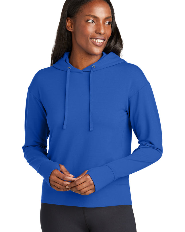 Sport-Tek Women's Sport-Wick Flex Fleece Pullover Hoodie LST562 - True Royal