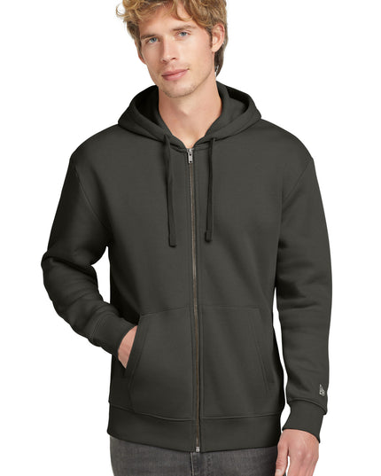 New Era Heritage Fleece Full-Zip Hoodie NEA526 - Graphite