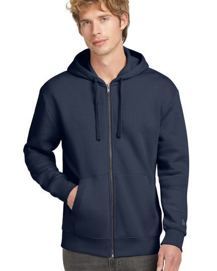 New Era Heritage Fleece Full-Zip Hoodie NEA526 - True Navy