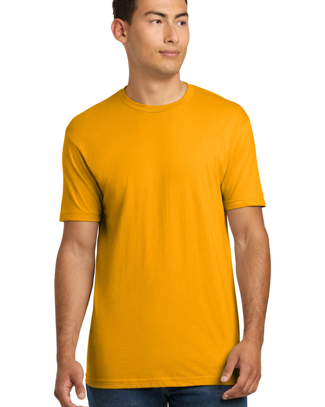 Next Level Apparel Adult Cotton Tee. NL3600 - Gold