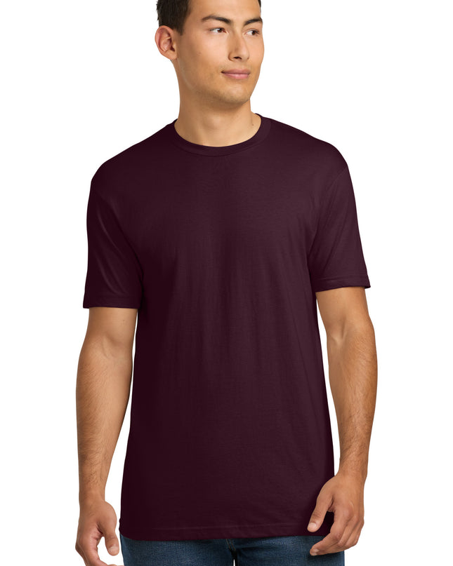 Next Level Apparel Adult Cotton Tee. NL3600 - Oxblood