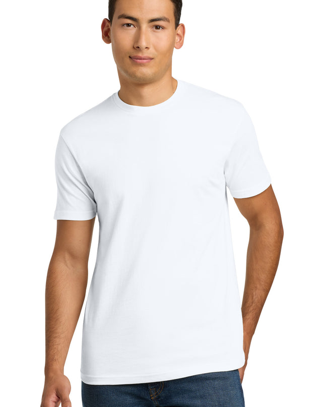 Next Level Apparel Adult Cotton Tee. NL3600 - White