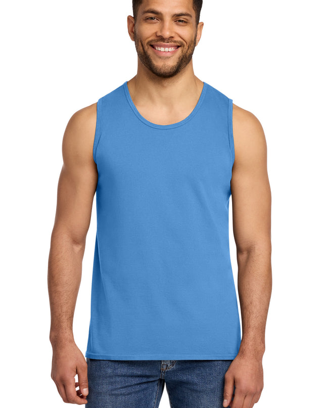 Port & Co Beach Wash Garment-Dyed Tank.  PC099TT - Blue Moon