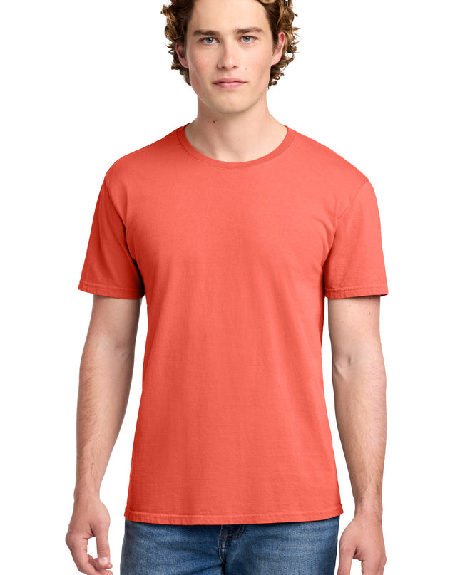 Port & Co Beach Wash Garment-Dyed Tee. PC099 - Neon Coral