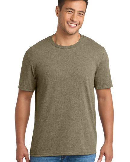 Port & Co Tri-Blend Tee. PC330 - Coyote Brown Heather