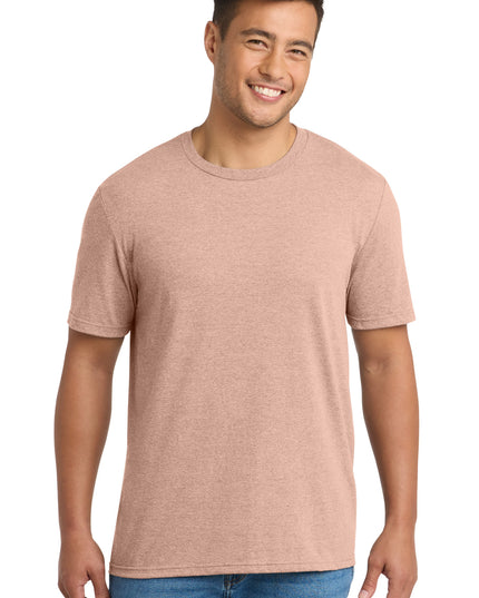 Port & Co Tri-Blend Tee. PC330 - Heathered Dusty Peach