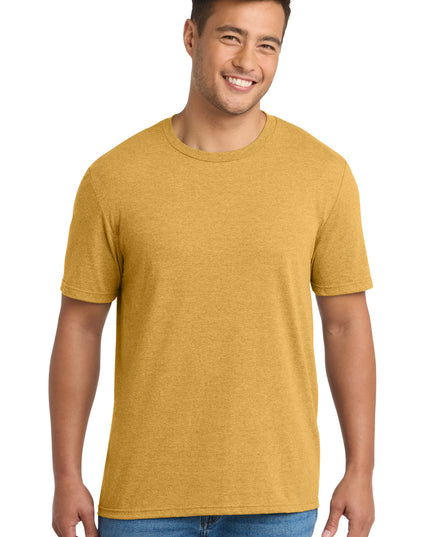 Port & Co Tri-Blend Tee. PC330 - Ochre Yellow Heather