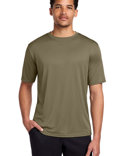 Port & Co Performance Tee. PC380 - Coyote Brown