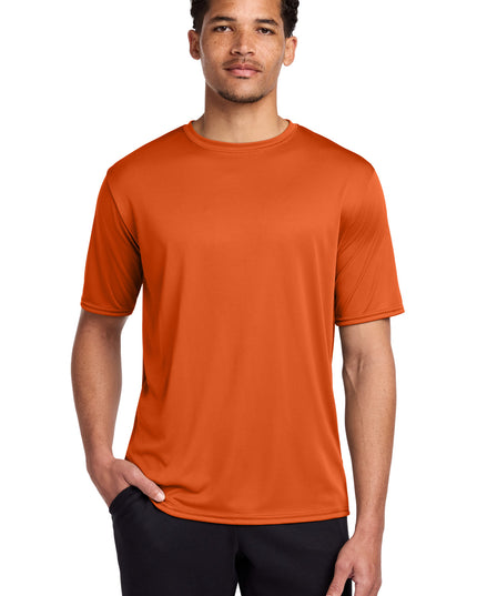 Port & Co Performance Tee. PC380 - Deep Orange