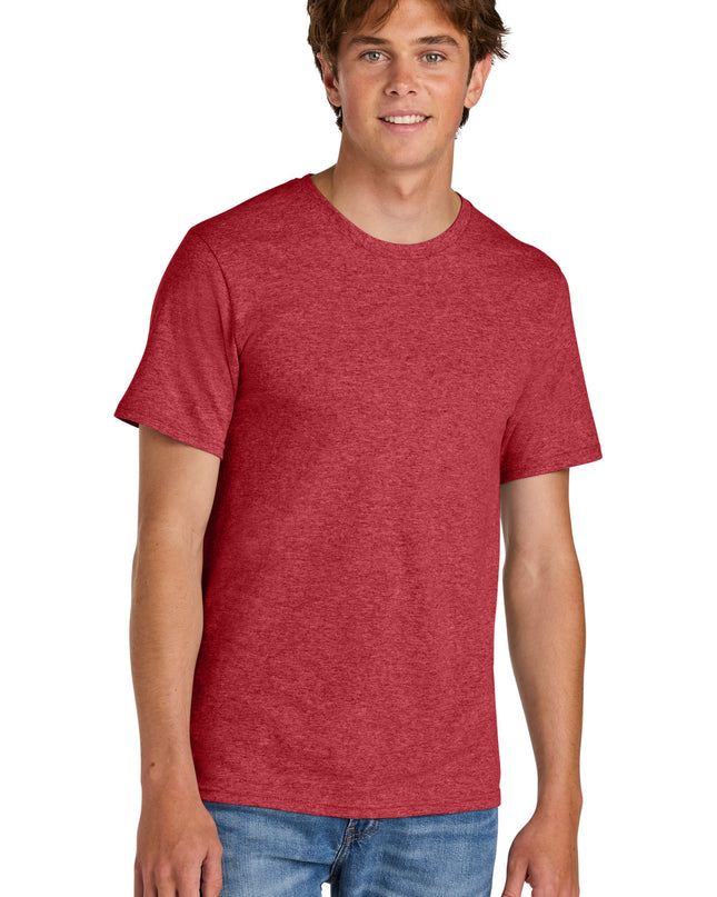 Port & Co Easy Cotton Tee PC43 - Heather Red