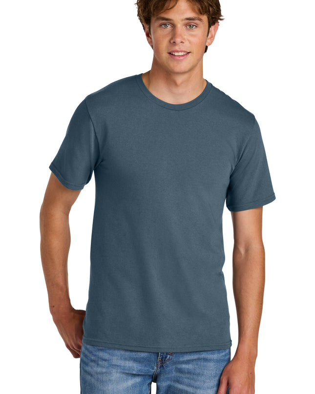 Port & Co Easy Cotton Tee PC43 - Steel Blue