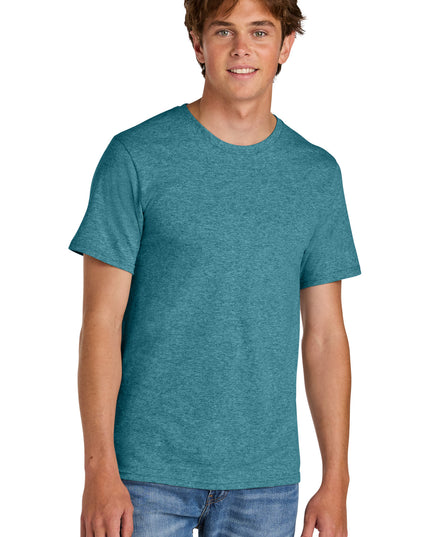 Port & Co Easy Cotton Tee PC43 - Vivid Teal Heather