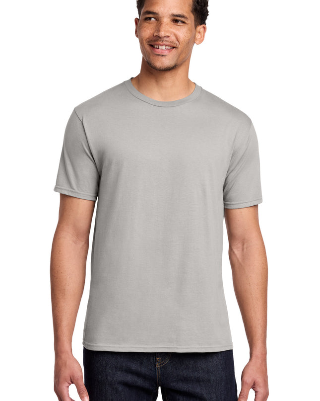 Port & Co Fan Favorite Tee. PC450 - Silver