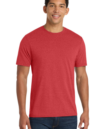 Port & Co Fan Favorite Blend Tee. PC455 - Team Cardinal Heather