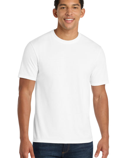 Port & Co Fan Favorite Blend Tee. PC455 - White