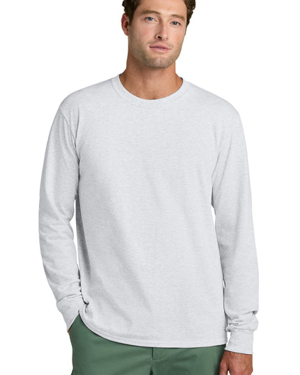 Port & Co Long Sleeve Core Cotton Tee. PC54LS - Ash