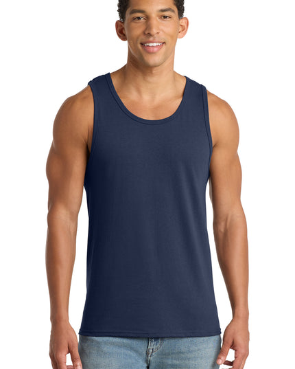 Port & Co Core Cotton Tank Top.  PC54TT - Navy