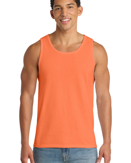 Port & Co Core Cotton Tank Top.  PC54TT - Neon Orange