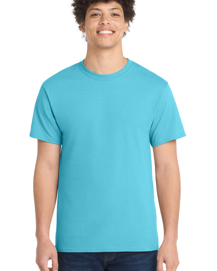 Port & Co Core Cotton Tee. PC54 - Aquatic Blue