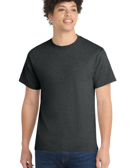 Port & Co Core Cotton Tee. PC54 - Black Heather