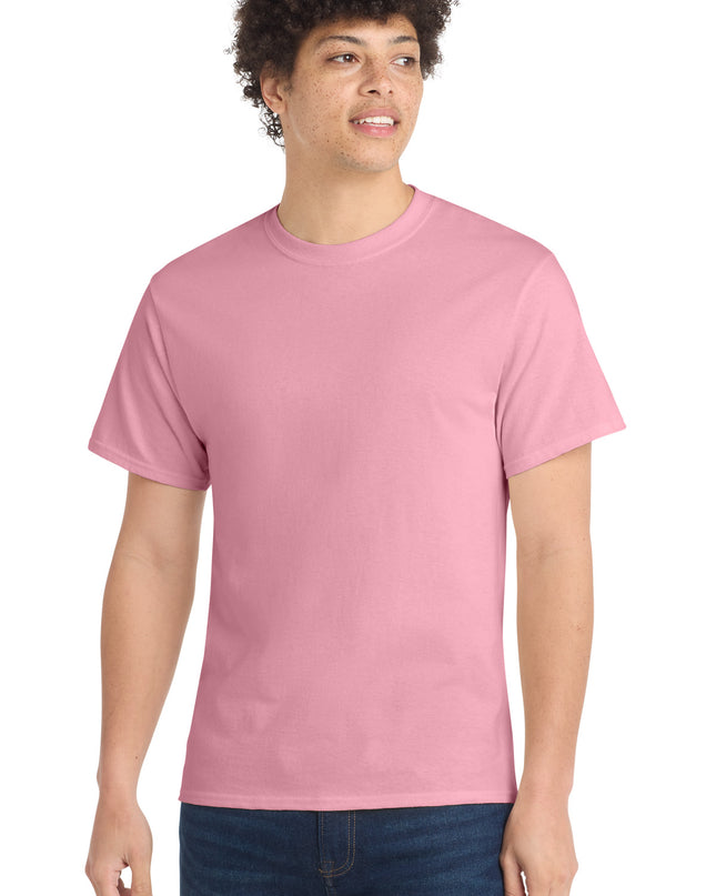 Port & Co Core Cotton Tee. PC54 - Candy Pink