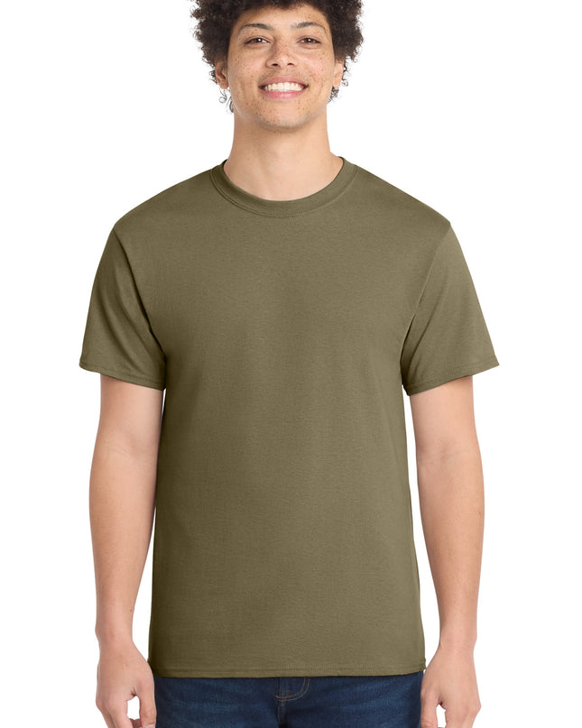Port & Co Core Cotton Tee. PC54 - Coyote Brown