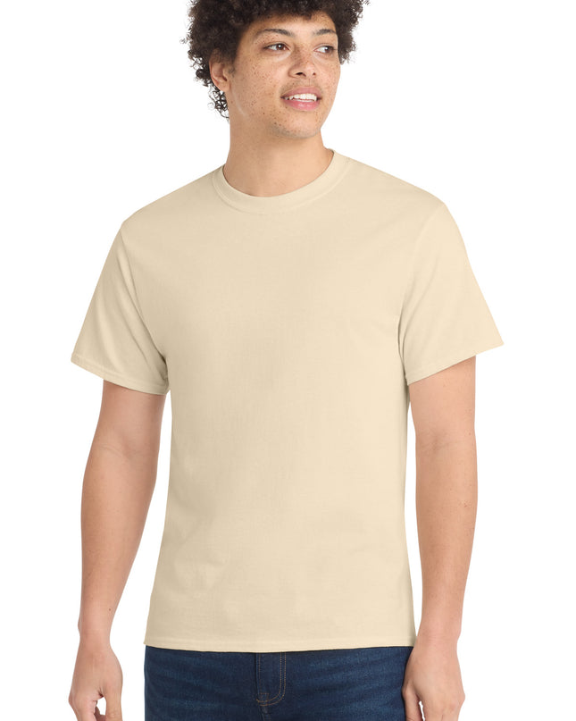 Port & Co Core Cotton Tee. PC54 - Creme