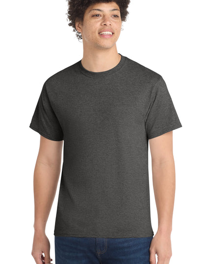 Port & Co Core Cotton Tee. PC54 - Dark Heather Grey