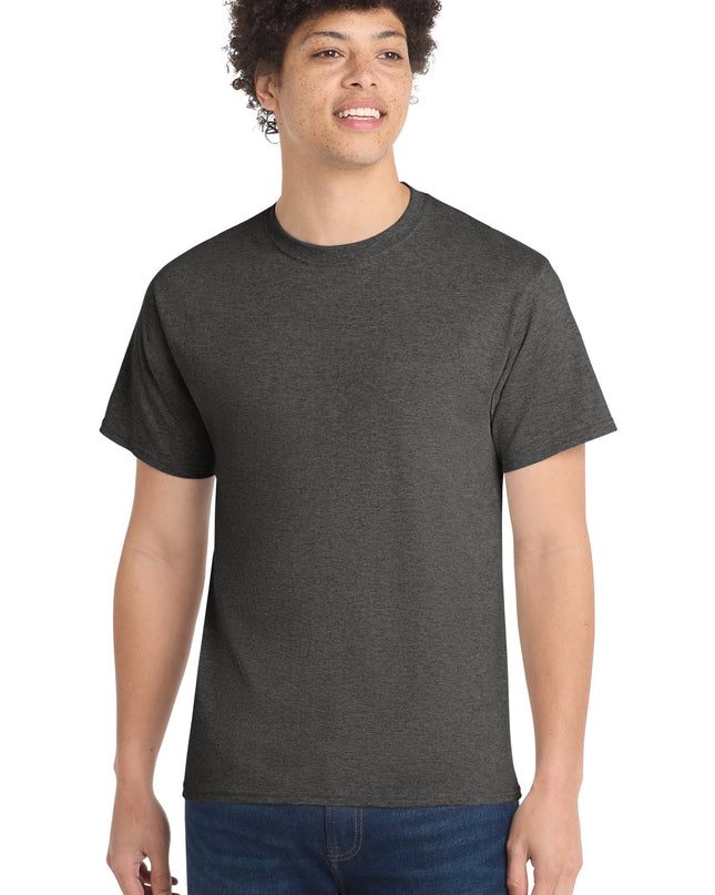 Port & Co Core Cotton Tee. PC54 - Dark Heather Grey