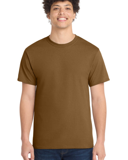 Port & Co Core Cotton Tee. PC54 - Duck Brown