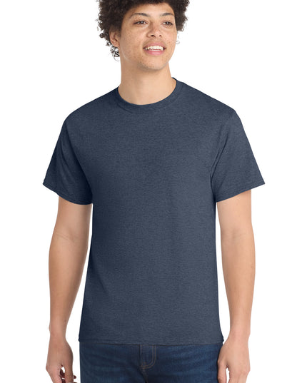 Port & Co Core Cotton Tee. PC54 - Heather Navy