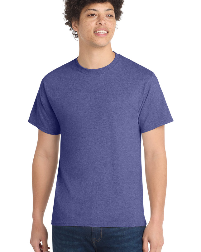 Port & Co Core Cotton Tee. PC54 - Heather Purple