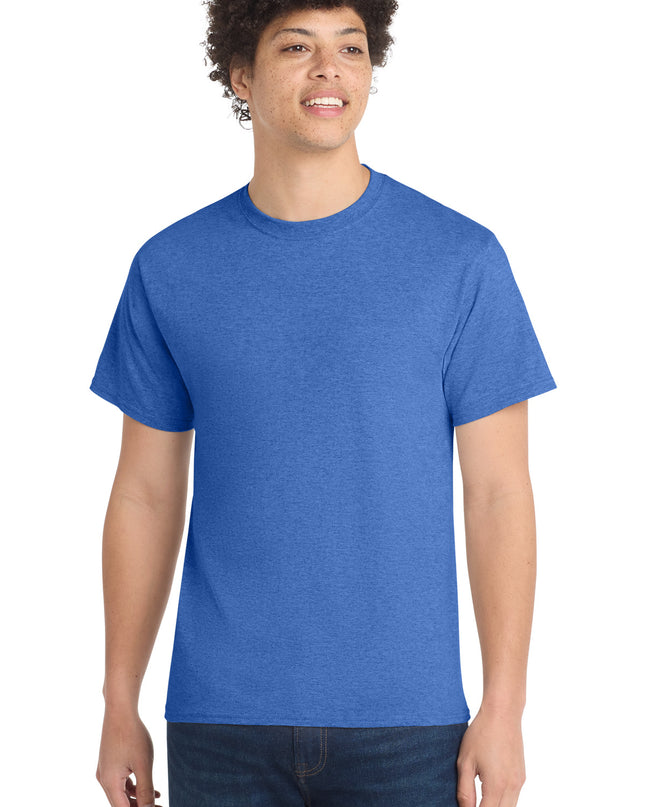 Port & Co Core Cotton Tee. PC54 - Heather Royal