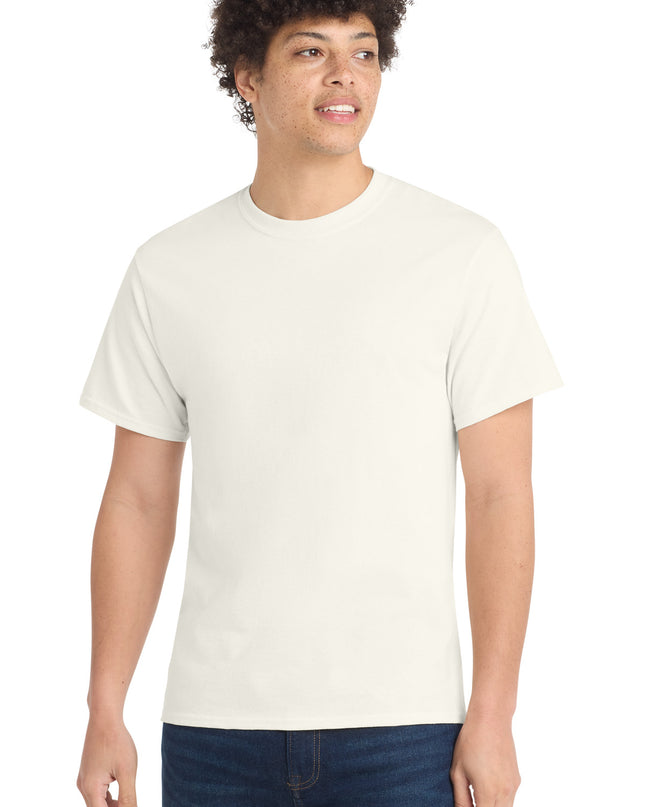 Port & Co Core Cotton Tee. PC54 - Ivory