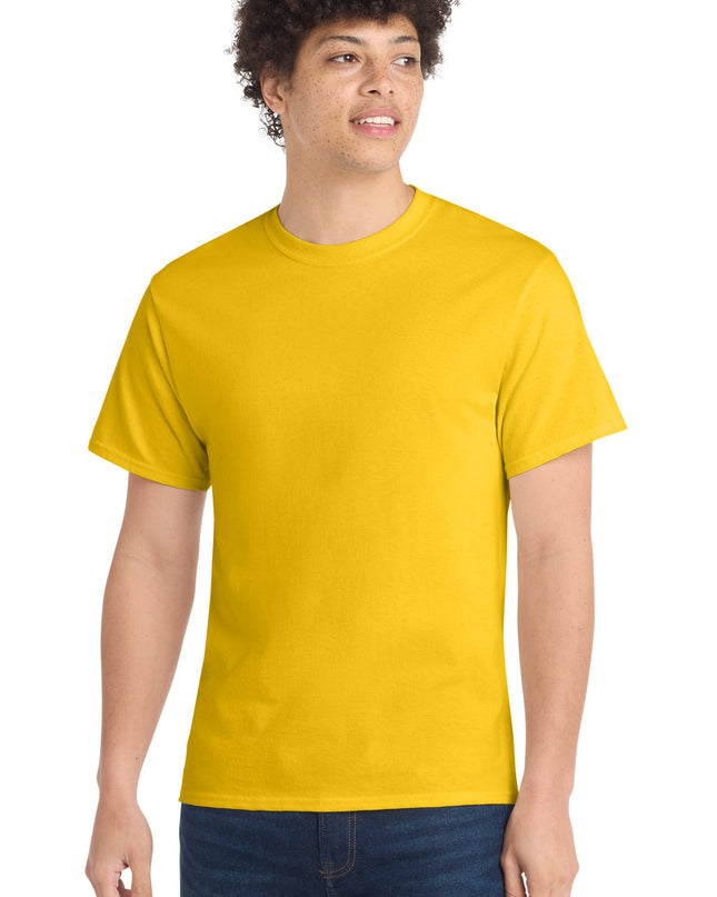 Port & Co Core Cotton Tee. PC54 - Lemon Yellow