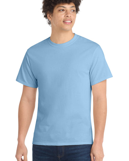 Port & Co Core Cotton Tee. PC54 - Light Blue