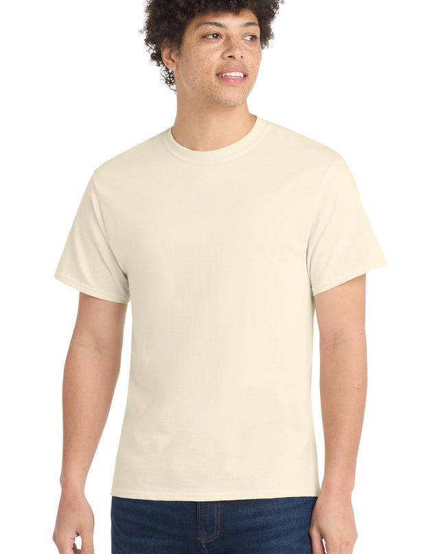 Port & Co Core Cotton Tee. PC54 - Natural