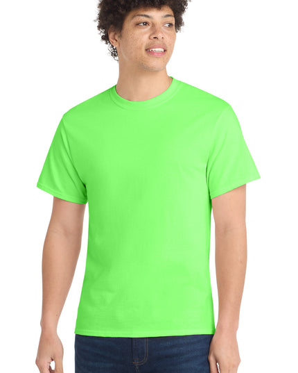 Port & Co Core Cotton Tee. PC54 - Neon Green