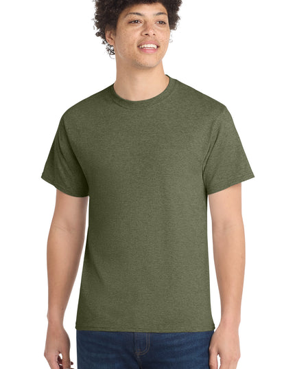 Port & Co Core Cotton Tee. PC54 - Olive Drab Green Heather