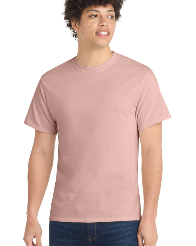 Port & Co Core Cotton Tee. PC54 - Pale Blush