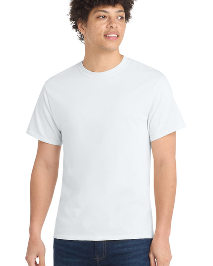 Port & Co Core Cotton Tee. PC54 - White