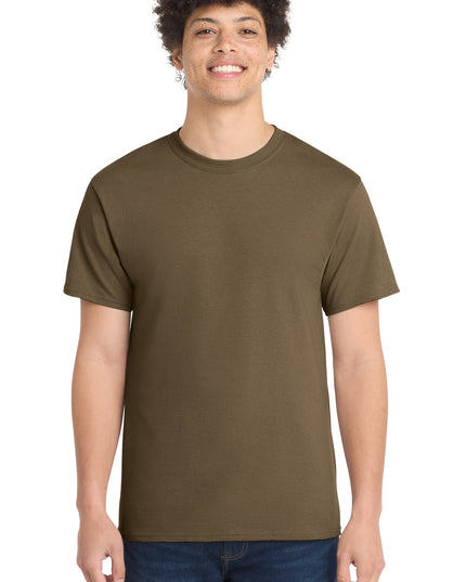Port & Co Core Cotton Tee. PC54 - Woodland Brown