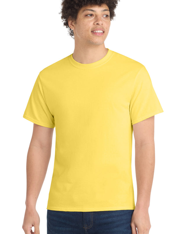 Port & Co Core Cotton Tee. PC54 - Yellow