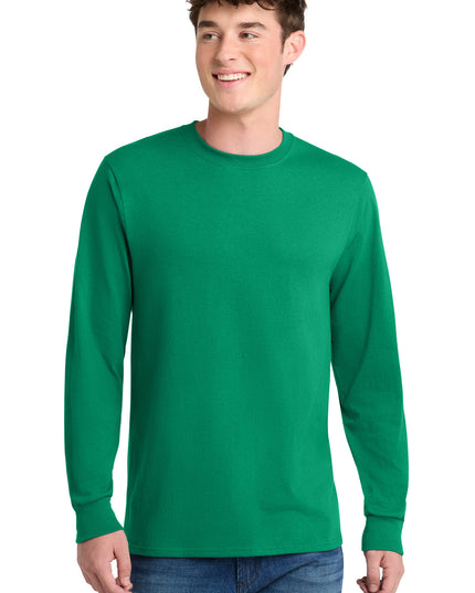 Port & Co Long Sleeve Core Blend Tee. PC55LS - Kelly