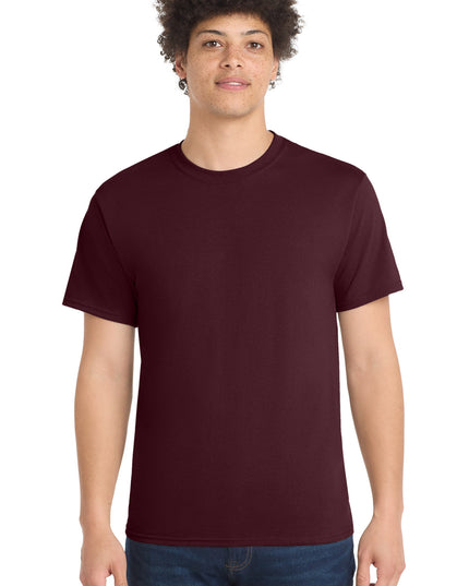 Port & Co Core Blend Tee.  PC55 - Athletic Maroon