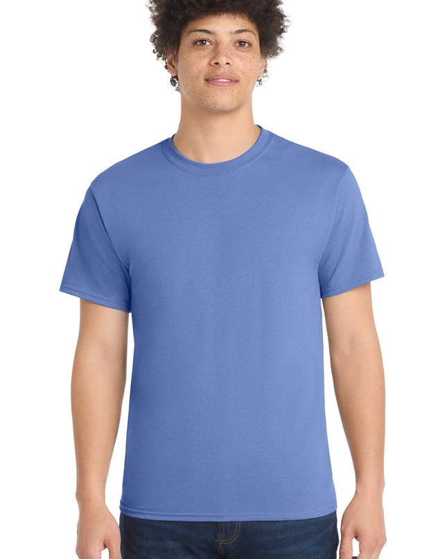 Port & Co Core Blend Tee.  PC55 - Carolina Blue