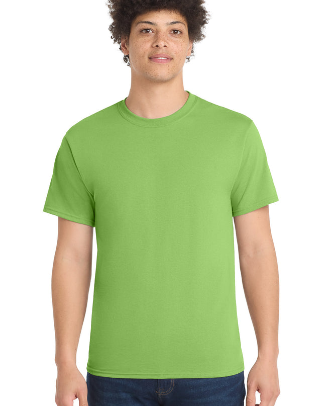 Port & Co Core Blend Tee.  PC55 - Lime